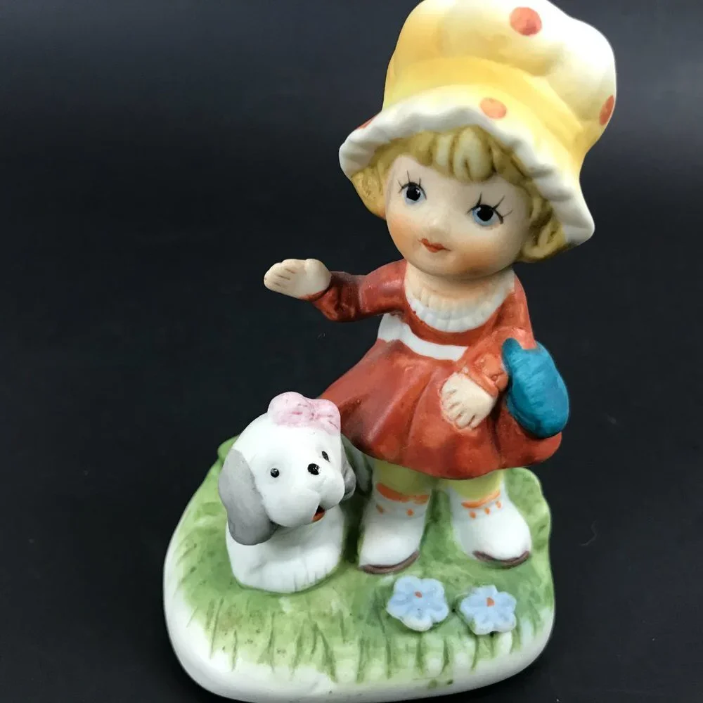 Set of 4 Homco Children at play